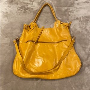 Mustard yellow bag